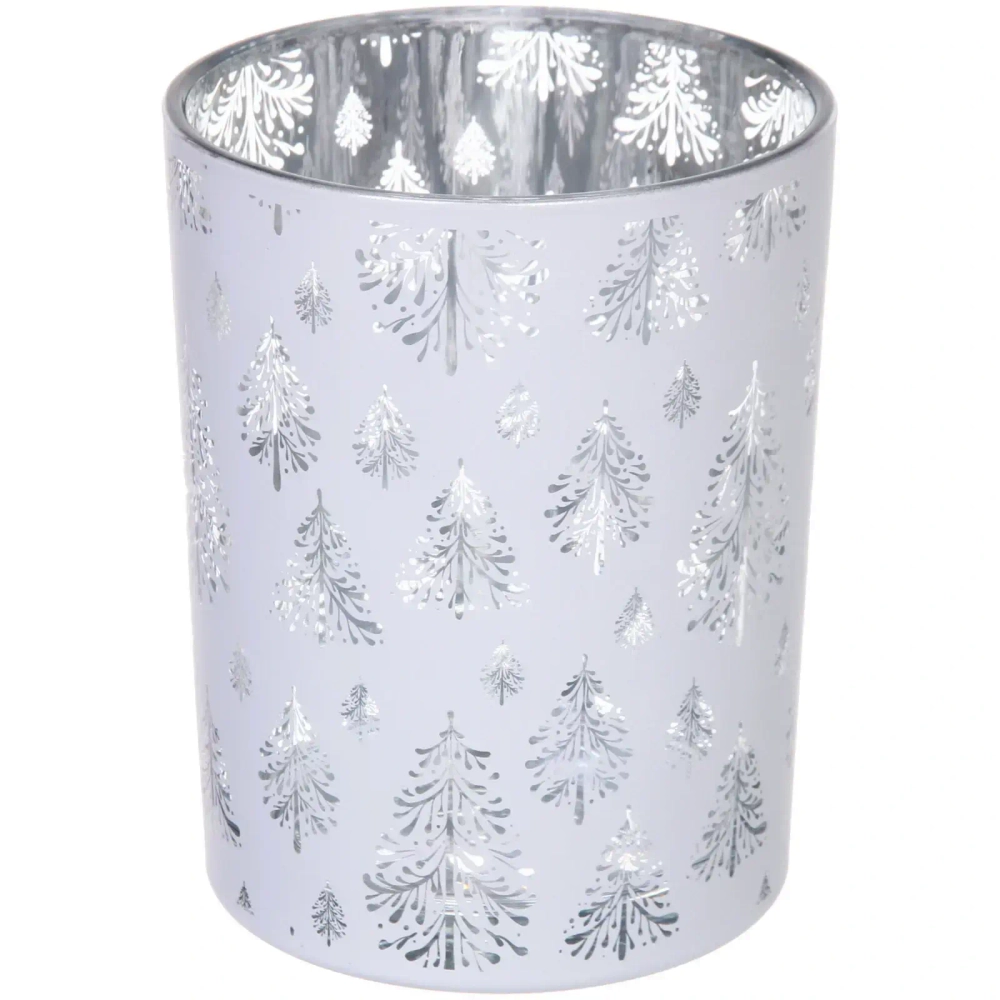 Подсвечник «Сказочная метель» 10*12,5 см, Белый