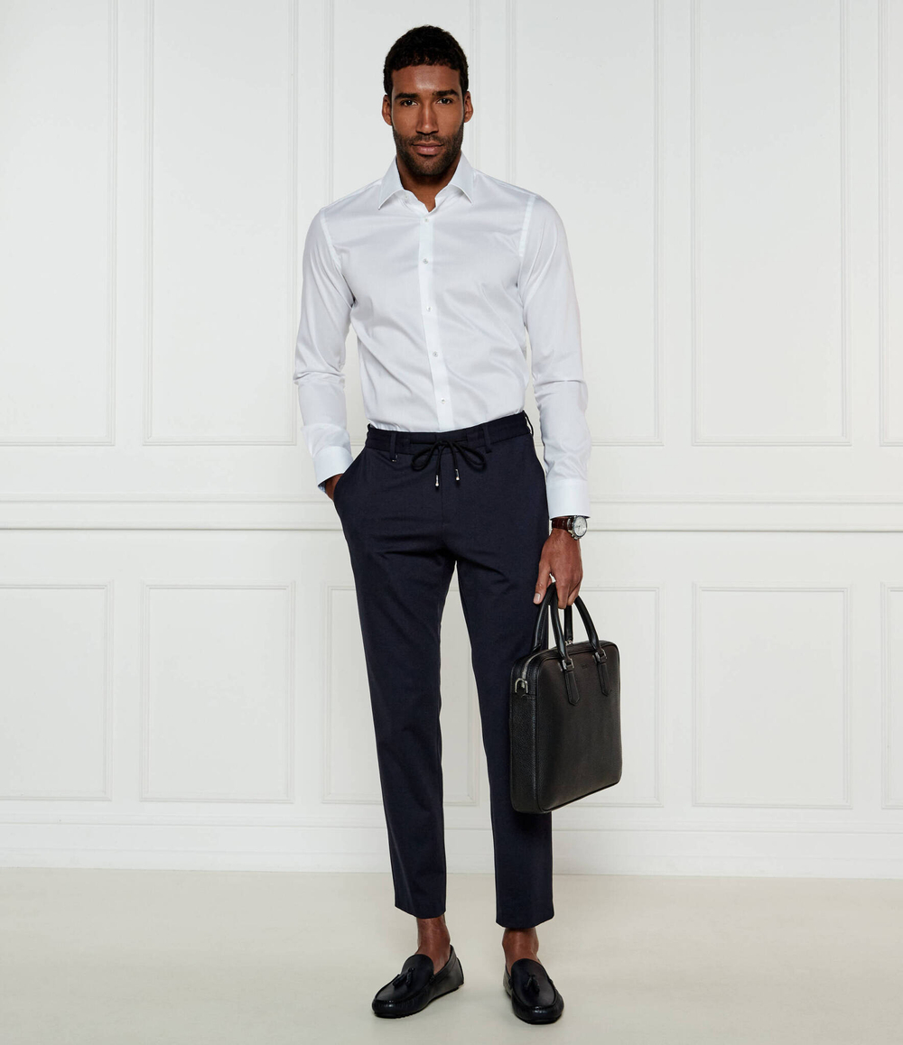 Рубашка H-JOE-kent-C3-214 BOSS BLACK - белый(50532877)