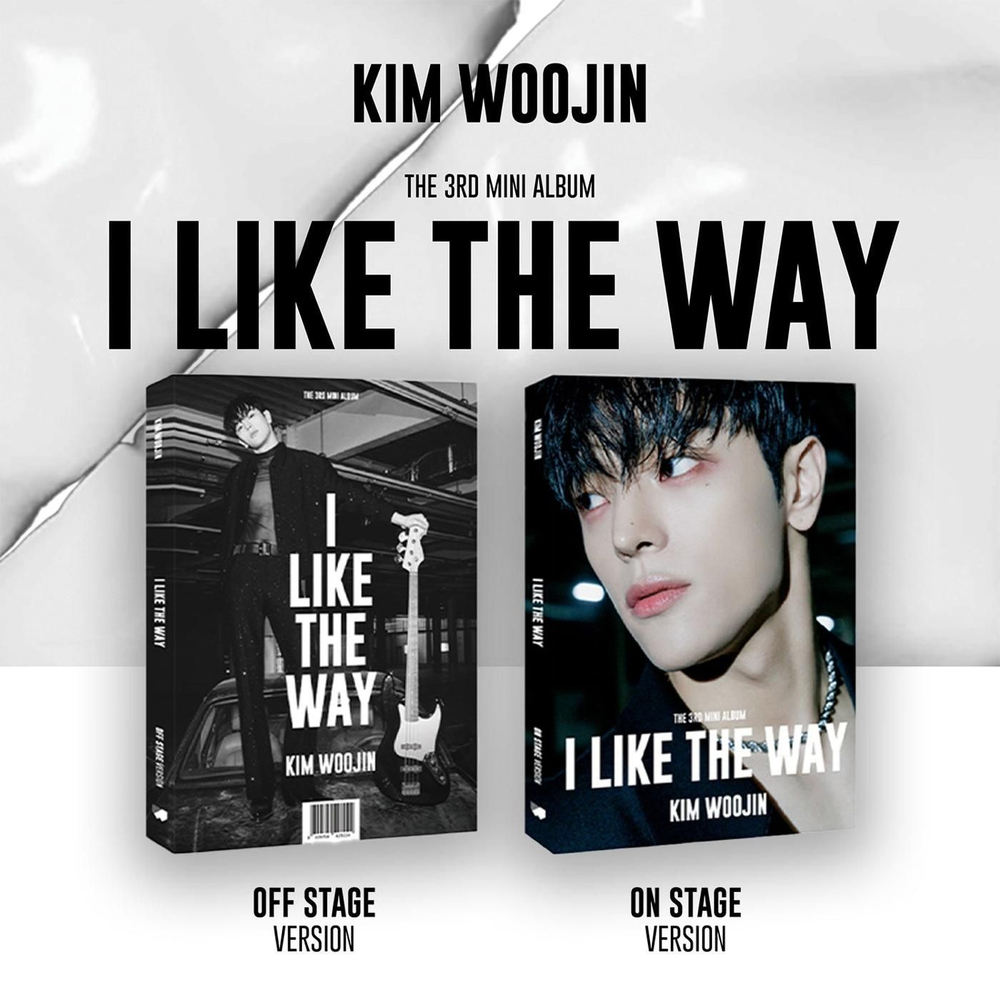 Альбом KIM WOOJIN - I LIKE THE WAY 3rd Mini Album 2 Version SET