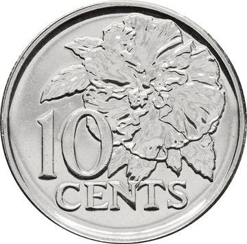 10 центов 2017 Тринидад и Тобаго