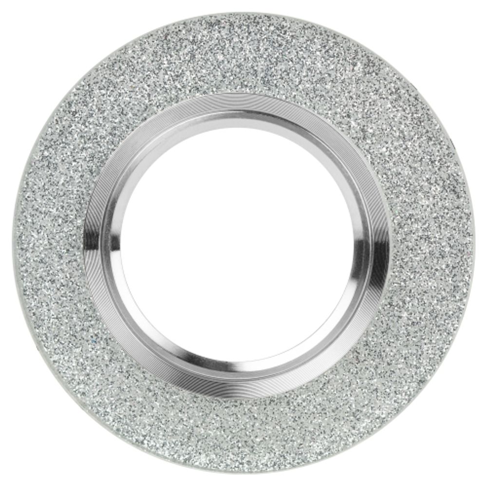 DK7 CH/SHSL Светильник ЭРА декор стекло круглое MR16,12V/220V, 50W, хром/серебряный блеск | Декоративные встраиваемые светильники