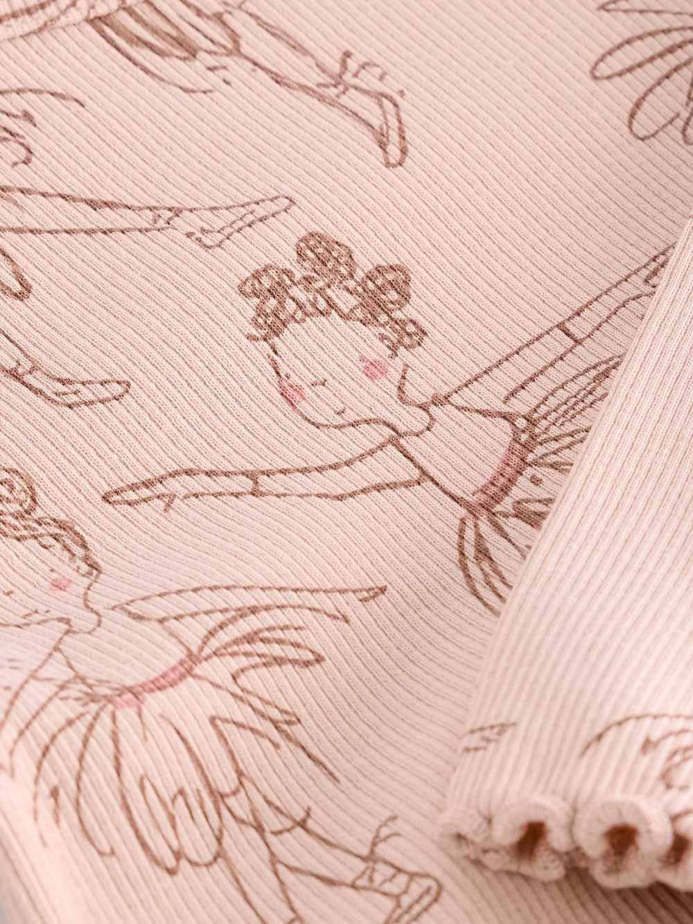 Лонгслив и легинсы в комплекте для девочки Next 168-477, Розовый