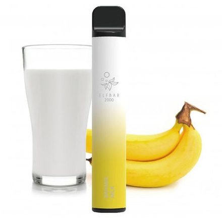 Elf Bar - Banana Milk (2000, 5% nic)