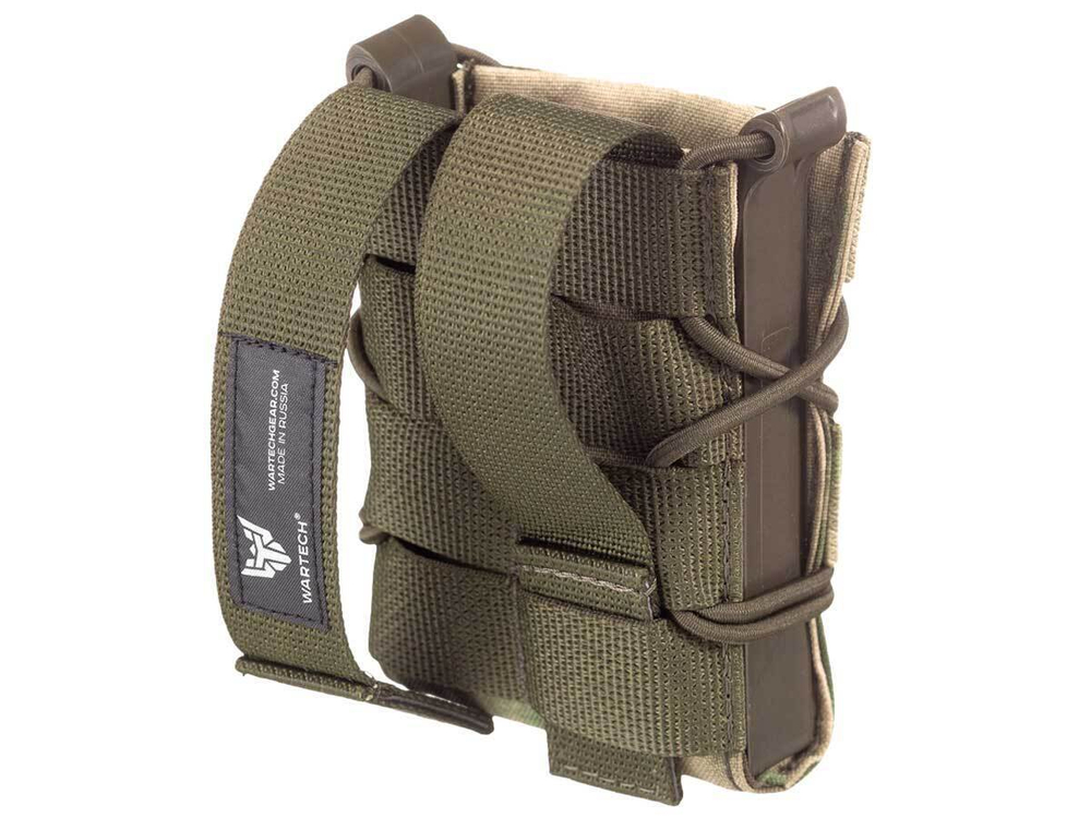 Подсумок Wartech MP-117-ATFGN под магазин АК/AR открытый, A-Tacs FG (MP-117-ATFGN)