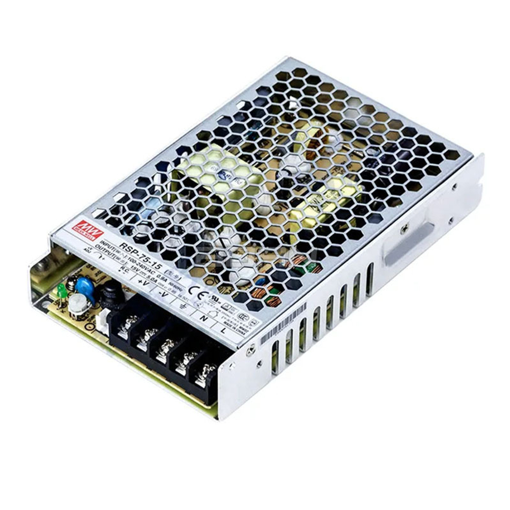 Преобразователь AC-DC сетевой Mean Well RSP-75-15