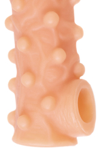 Насадка Kokos с дополнительной стимуляцией телесная 10 см