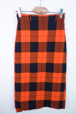 Юбка-миди Zara в осенних оттенках, маркировка XS, визуально на 42 размер