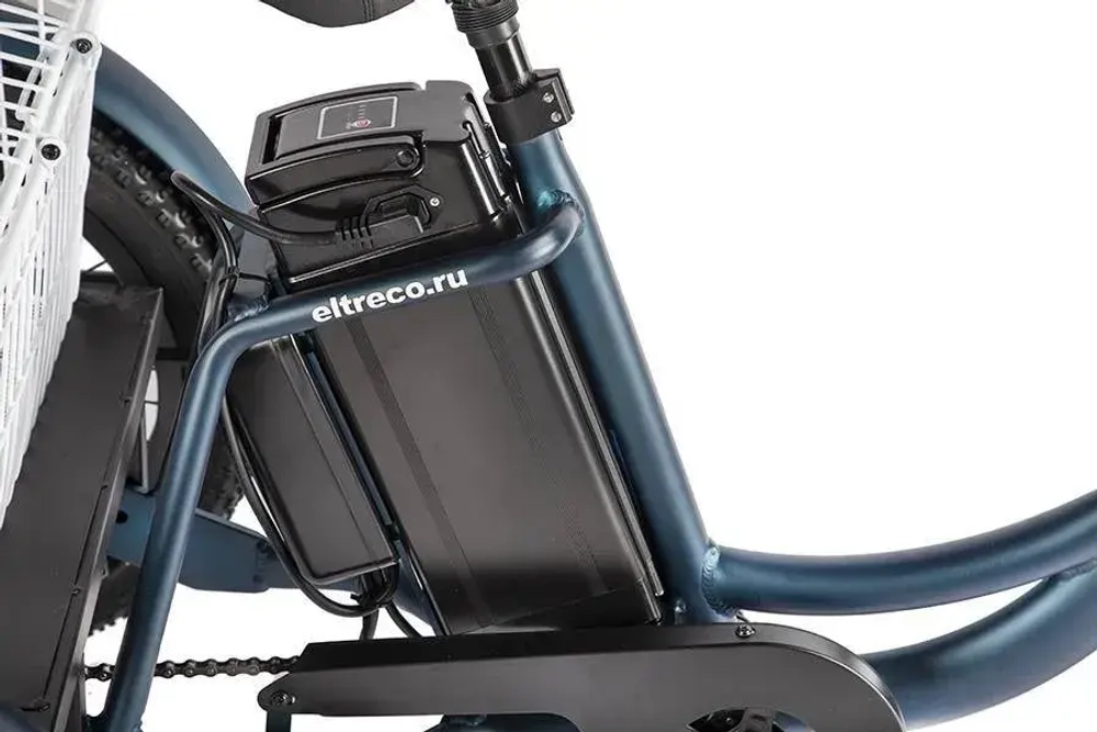 Электротрицикл Eltreco Porter Fat 700 с корзиной