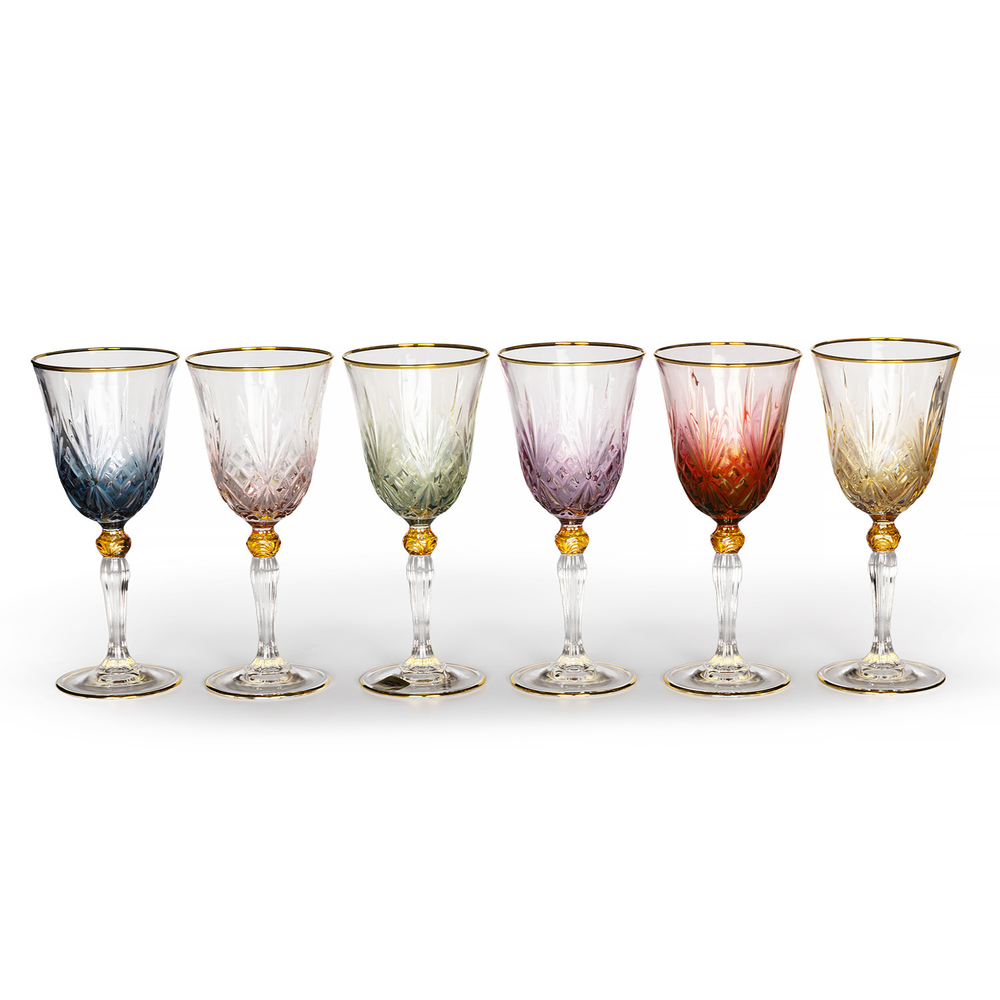 Набор Melody Gold Stemware Cre Art Золотой
