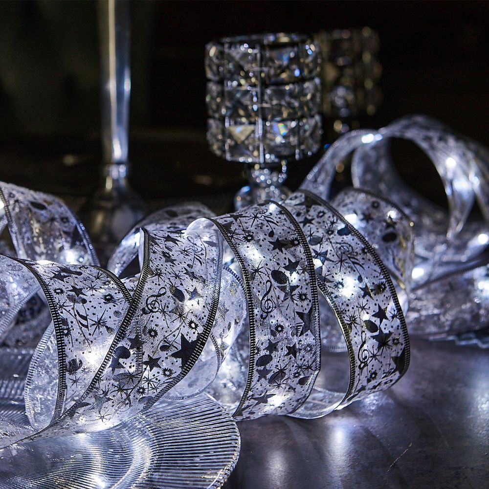 ULD-S1000-100-SCB-3AA WHITE IP20 RIBBON Гирлянда светодиодная Лента на батарейках 3AA не в-к. 10м. 100 светодиодов. Белый свет. Провод медный. TM Uniel