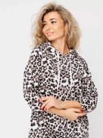 Туника удлиненная больших размеров домашняя теплая