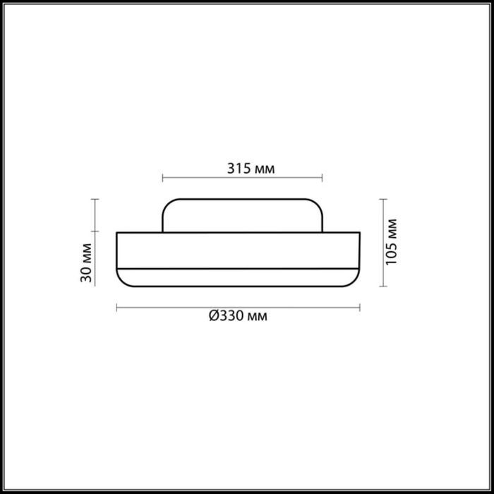 Настенно-потолочный светильник Odeon Light 2177/2C