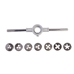 WDK-DS0312 Набор плашек М5-М12, 8 предметов, метрическая резьба