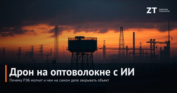 Дрон на оптоволокне с ИИ: почему РЭБ молчит и чем на самом деле закрывать объект Дрон на оптоволокне с ИИ: почему РЭБ молчит и чем на самом деле закрывать объект