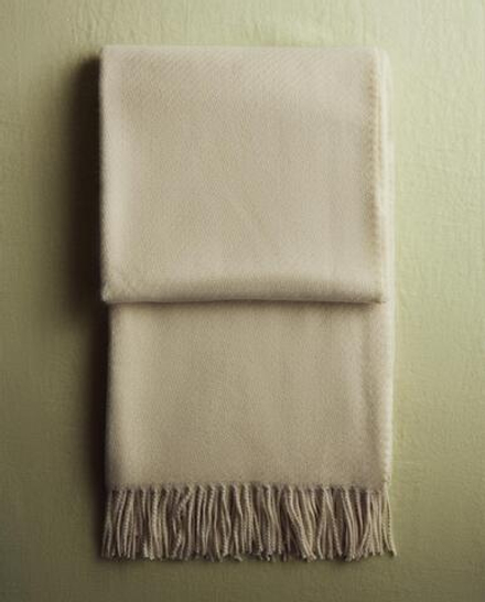 Zara Home плед из полиэстера, экрю, 140x190 см · 3367/004