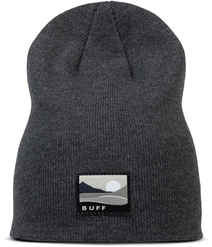 Шапка вязаная Buff Knitted Lilon Long Grey Heather Фото 1