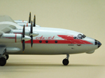 Модель самолета Ан-10А (М1:100, Аэрофлот СССР-11185) с шасси