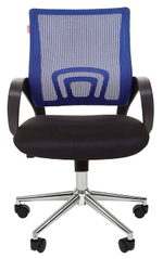 Офисное кресло CHAIRMAN 696 хром, ткань TW/сетчатый акрил