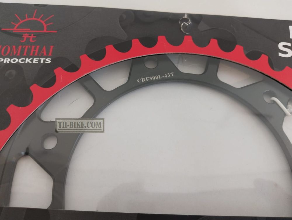 Sprocket driven rear, 40-42-43-45-48-50. JT Pro Series, Model 301 for Honda CRF300 (L-Rally). Light Steel