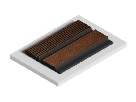 Стеновая панель HiWood декорированная, 270x12 см