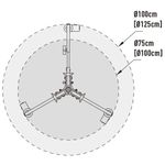 База KUPO 340 ROLLER STAND BASE на колесах