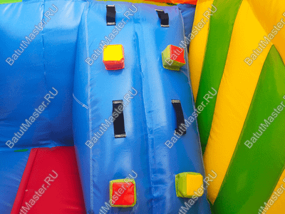 Детский надувной батут "Границы радости со львёнком", размер 3,5*3*2.7 м