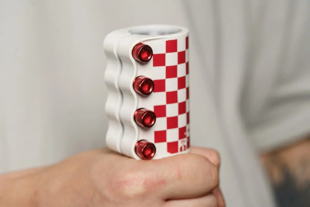 Зажим Aztek Ember SCS Jack Mount, Белый/Красный