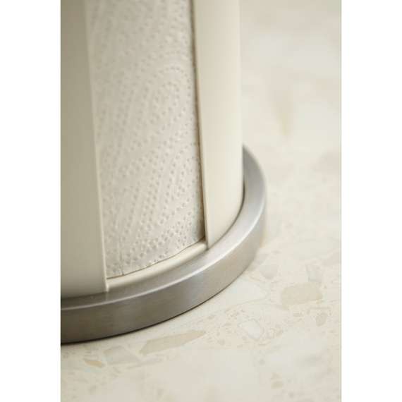 Держатель для бумажных полотенец riks, молочный