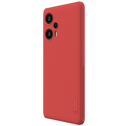 Чехол усиленный двухкомпонентный красного цвета от Nillkin для Xiaomi Redmi Note 12 Turbo и Poco F5, серия Super Frosted Shield Pro