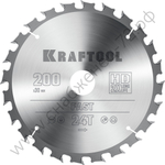 KRAFTOOL Fast 200х30мм 24Т, диск пильный по дереву