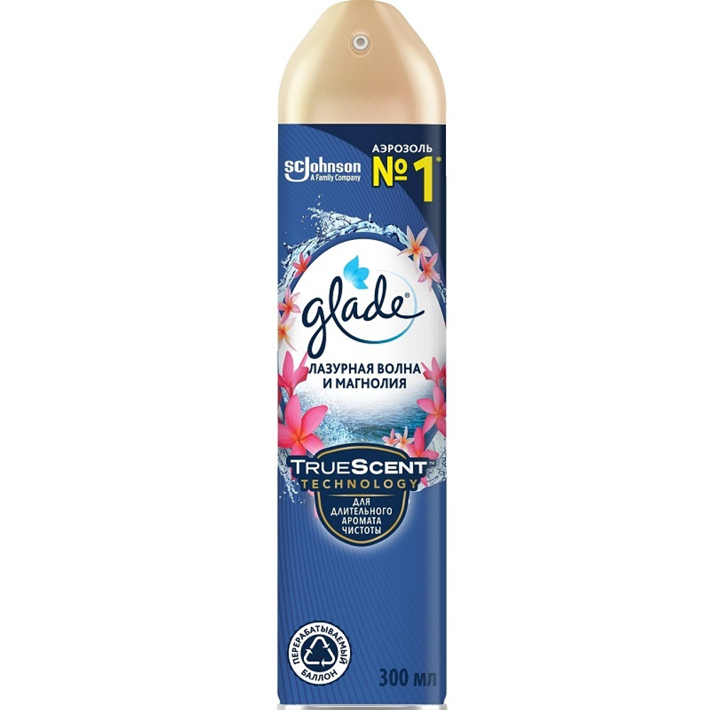 Glade освежитель воздуха Лазурная волна и магнолия 300 мл