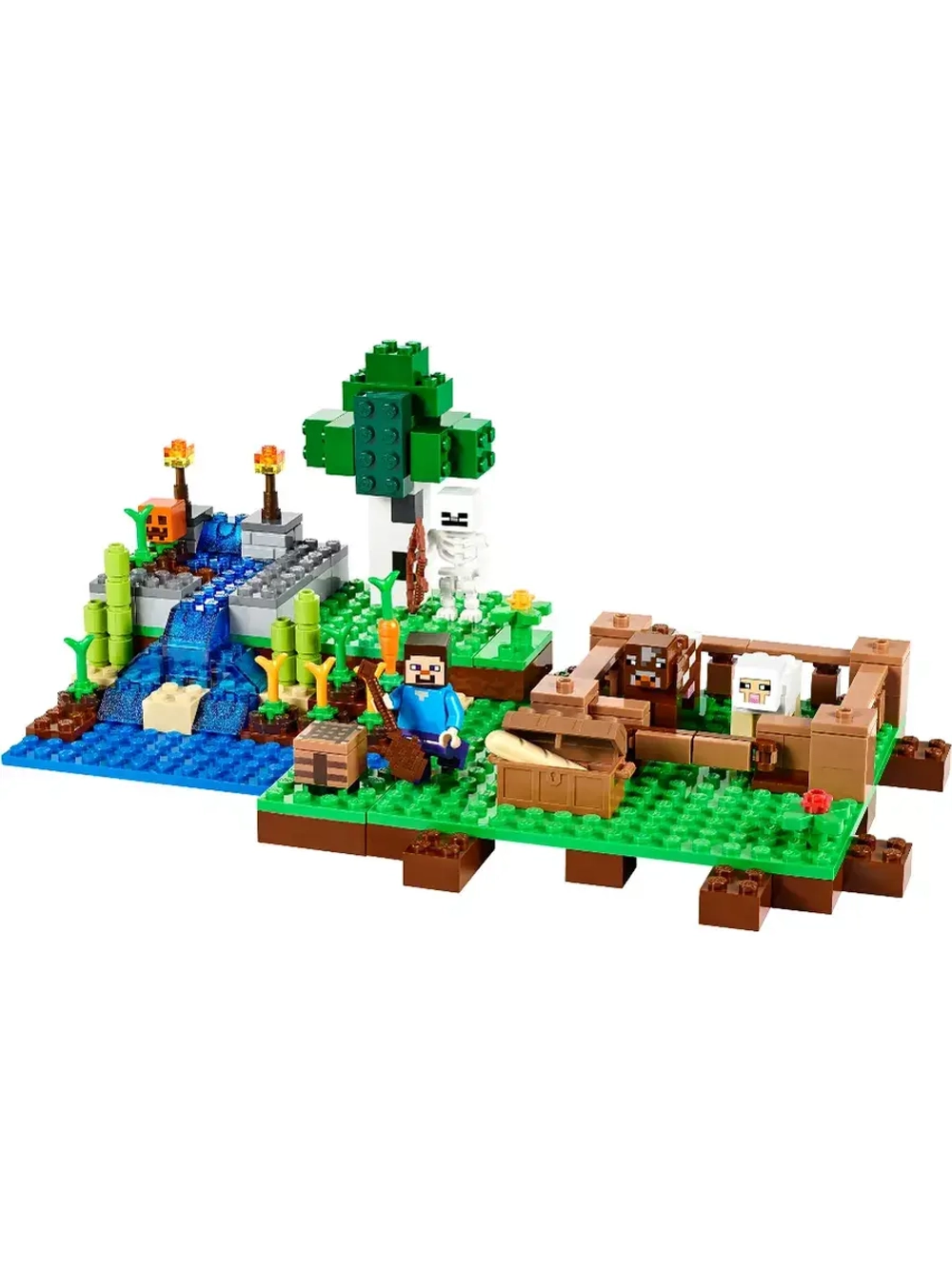 Конструктор Майнкрафт Ферма 262 детали