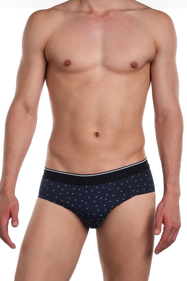 Тёмно синие мужские слипы Alvaro