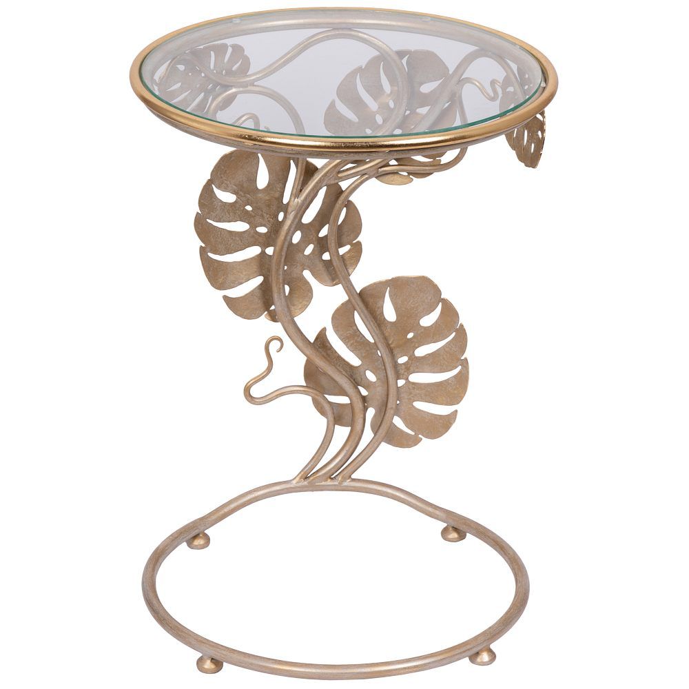 Столик приставной Monstera Deliciosa (Монстера) Айвори