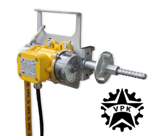 Внешний площадочный высокочастотный вибратор VPK 6000/1 Formwork (42 В, 6000 об/мин, 2.9 кH, 5 А, 0.27 кВт, 6.3 кг, 10 м)