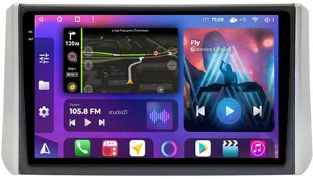 Магнитола для Mitsubishi Xpander, Xpander Cross (рамка под 9") - FarCar 7863-9 на Android 13, QLED+2K, ТОП процессор, CarPlay, 4G SIM-слот