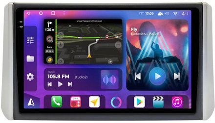 Магнитола для Mitsubishi Xpander, Xpander Cross (рамка под 9") - FarCar 7863-9M на Android 13, QLED+2K, ТОП процессор, CarPlay, 4G SIM-слот