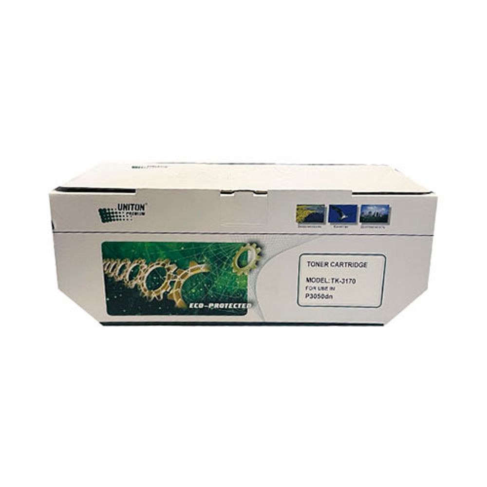 Тонер-картридж UNITON, аналог KYOCERA TK-3170 для P3050/P3055/P3060 (15.5k, TG-48, MURATA) Premium Eco