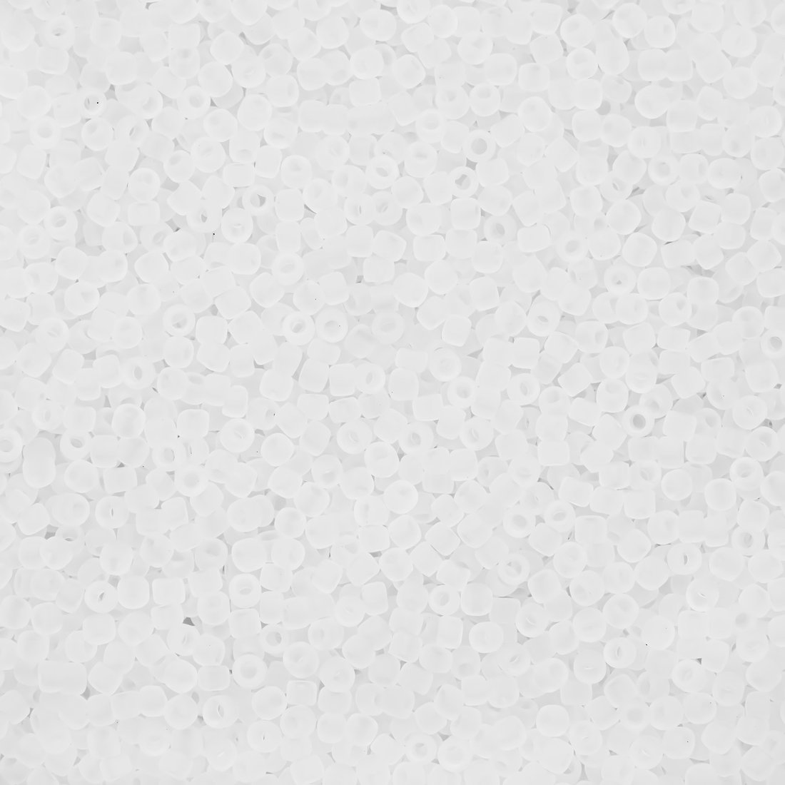 Японский бисер TOHO Round 15/0 (№1F), прозрачный матовый