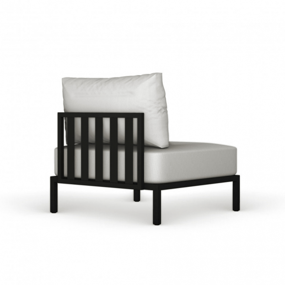 Модуль центральный Papatya Slim Stripe Main Module (A), антрацит, светло-серый