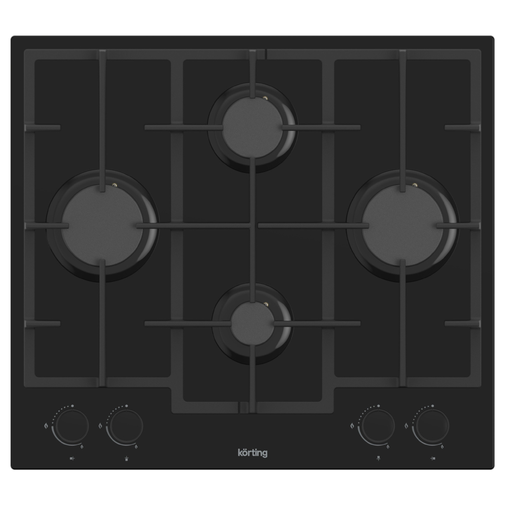 Газовая стеклянная варочная панель Korting HGG 6301 CN