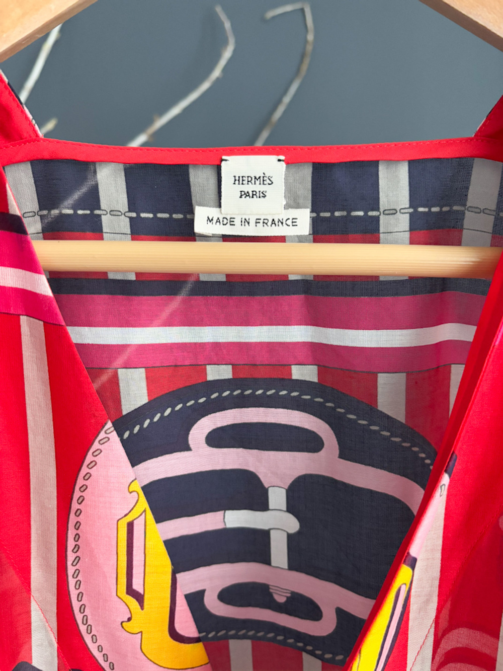 Хлопковая платье-туника Hermes , S