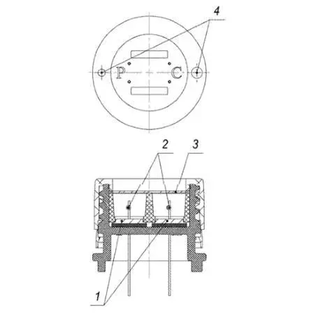 ИБЯЛ.413923.031-03 комплект датчика термохимического на горючие газы для СГГ-6М (новый), СТГ-1 (в чёрном корпусе)
