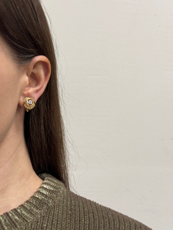 Клипсы с кристаллами Nina Ricci