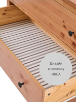 IKEA Комод TARVA 3 ящика, 79х95х39, белый, ТИРАНА (ТАРВА ИКЕА)