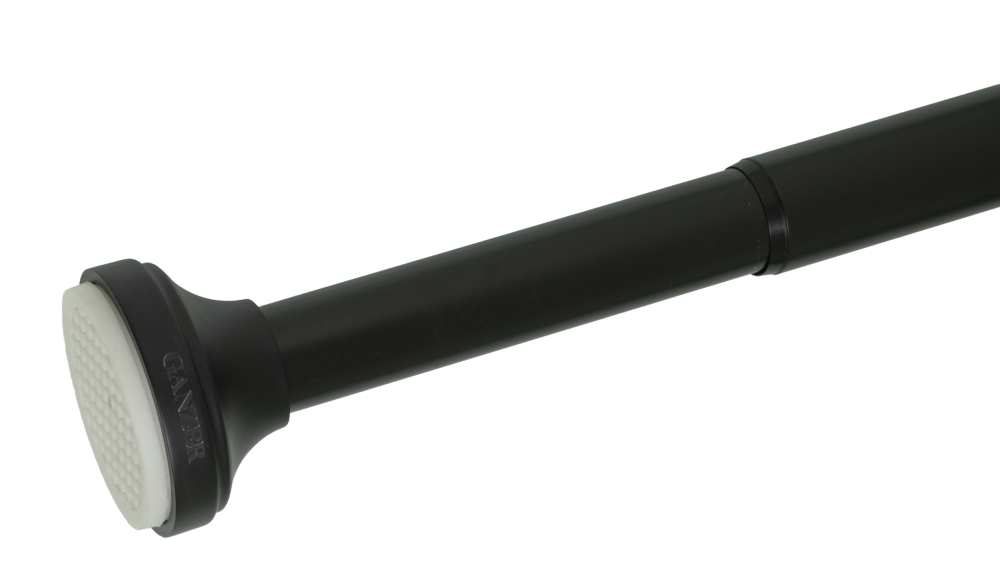 Карниз ЧЕРНЫЙ в упак. для штор (110см-200см) ГАНЗЕР  (20/1шт)