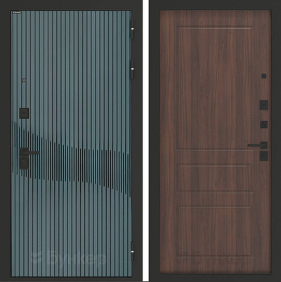 Входная дверь Бункер BN-13 - 03 Орех бренди