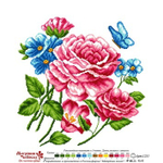 "Летний блюз"-1251 канва с рисунком