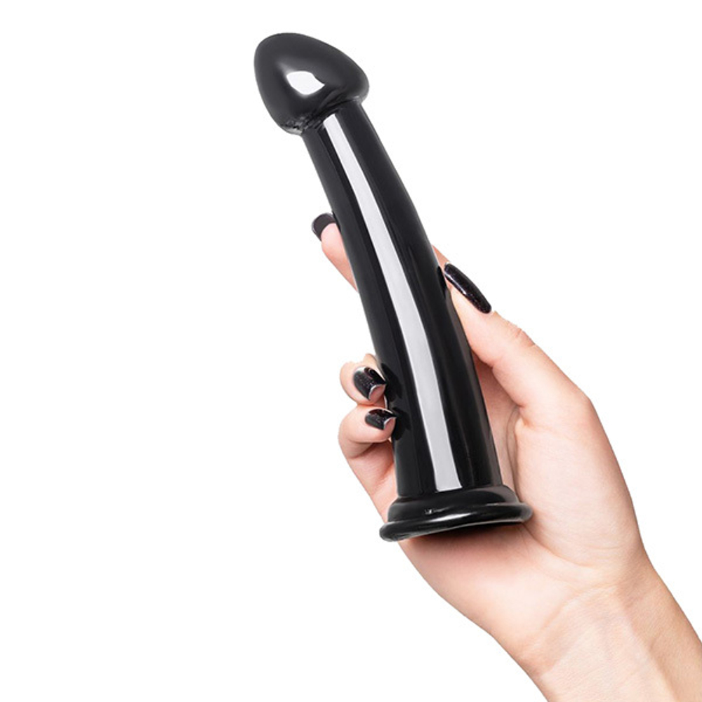 Черный нереалистичный фаллоимитатор 20см ToyFa Jelly Dildo L 882027-5