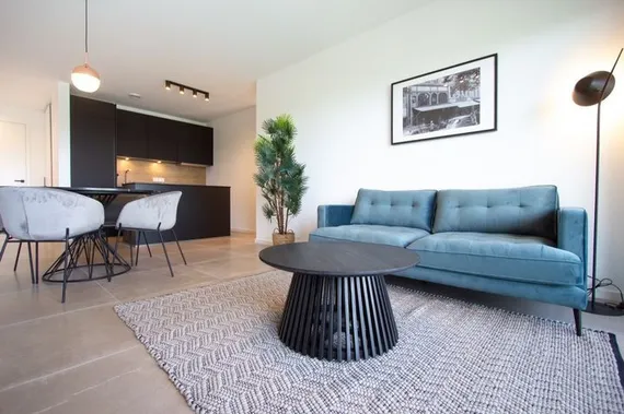 Журнальный столик Irune Ø80 см черный